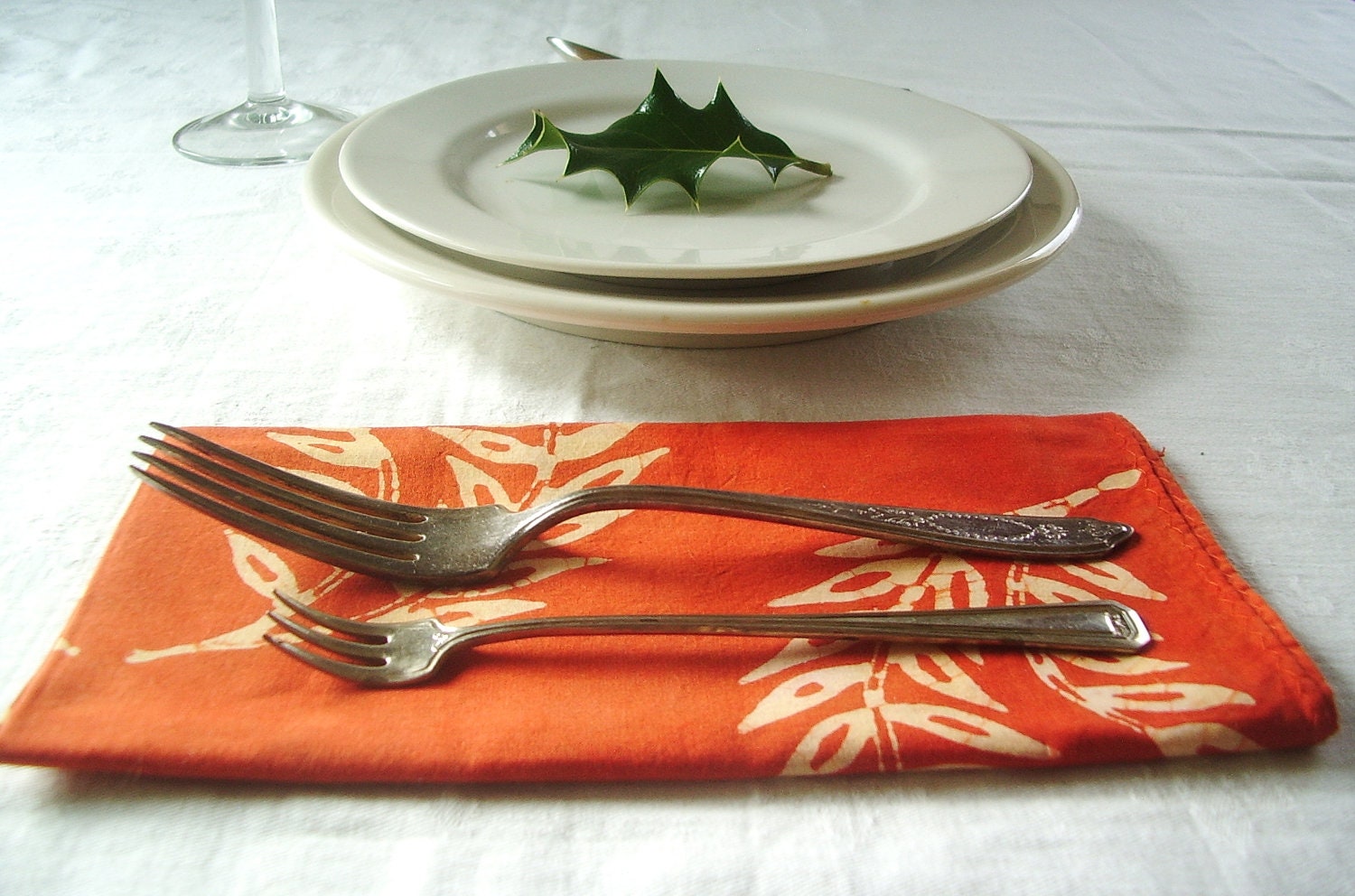 batik wheat napkins made to order