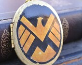 Avengers S.H.I.E.L.D Inspired Brass Locket