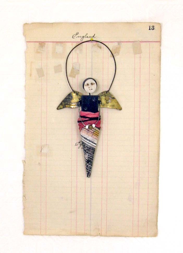 Original MIxed Media Art Doll Angel