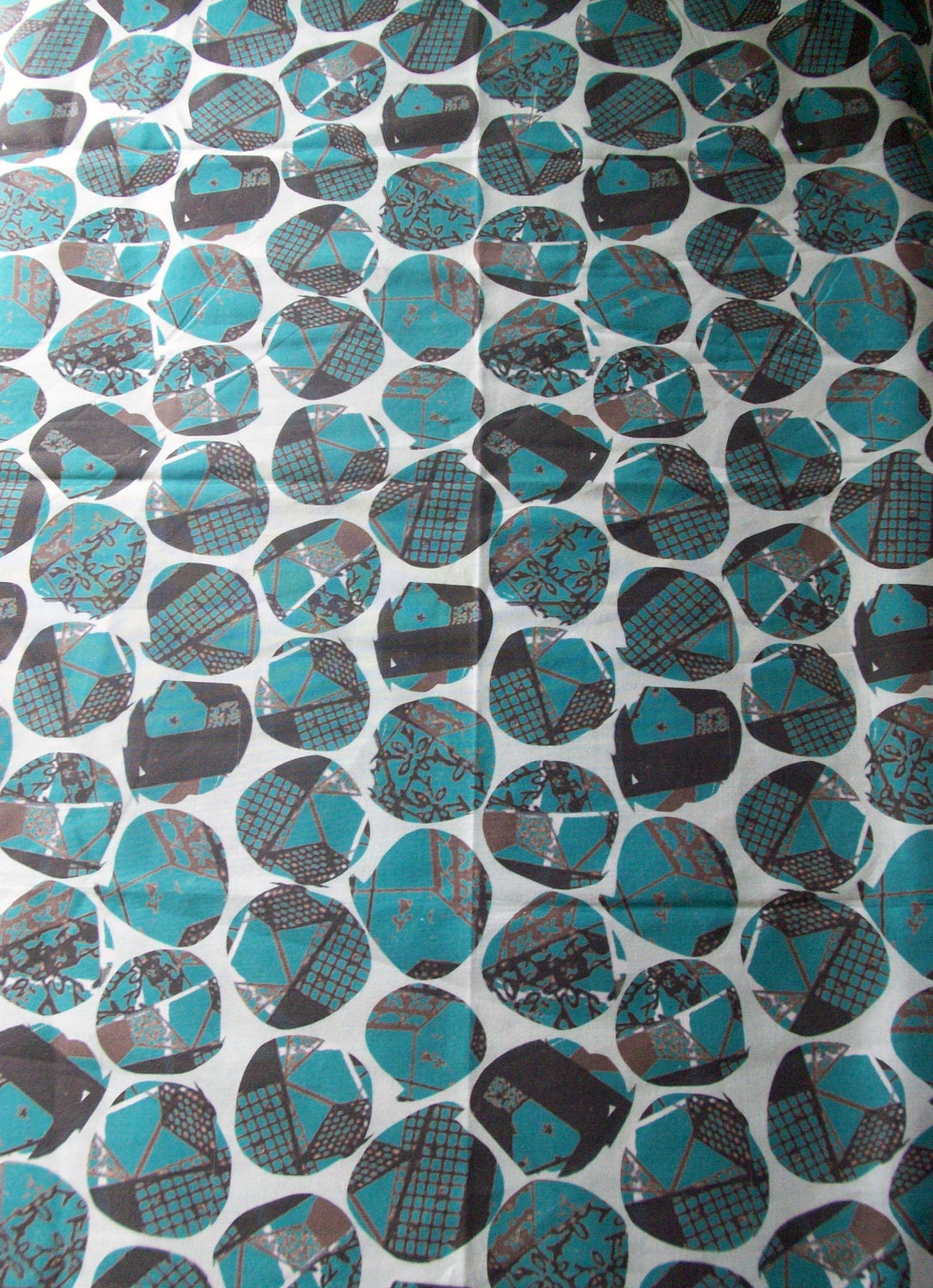Blue Spots Fabric