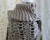The Wreckage Scarf in linen - Made to Order