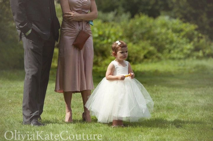Flower Girl Dress Cotton Cream