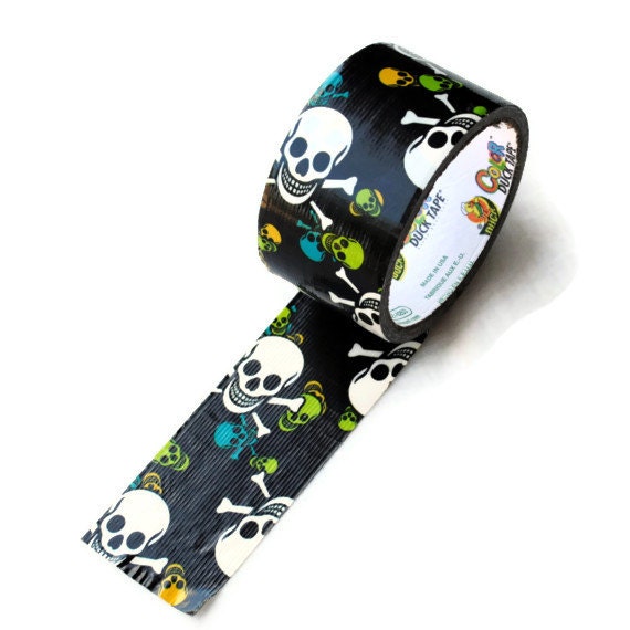 Skulls Duct Tape - Duck Brand Skulls Print Duct Tape - Pirate Duct Tape