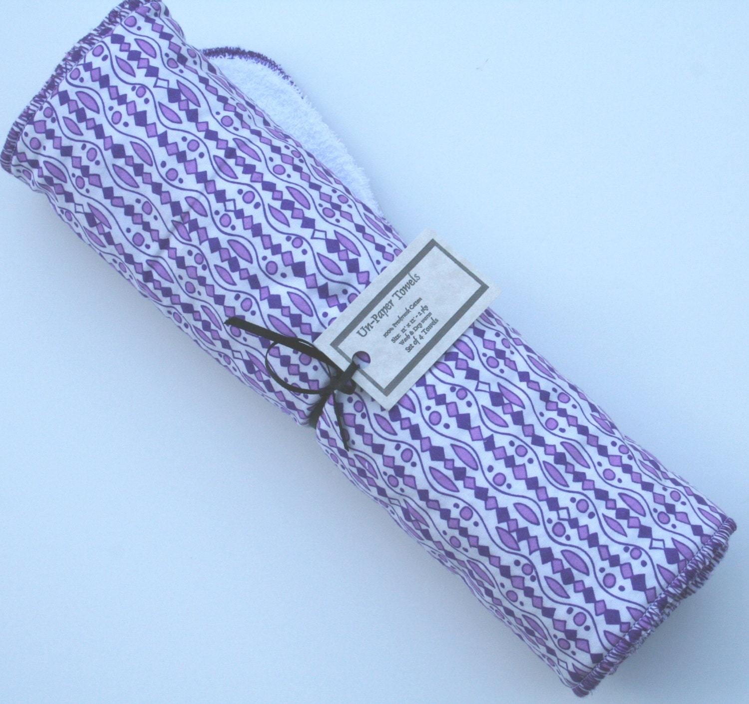 SALE: UnPaper Towels - Pink and Purple Geo