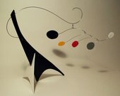 Modern Table Top Stabile Mobile Art Peacenik Small Sculpture