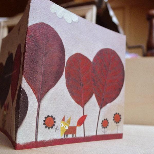 Gif, art card, the elephant of hearts C134