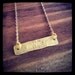 monogram delight custom bar necklace