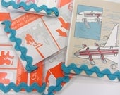 Luggage Tag- made from real airline safety cards- Choose 1