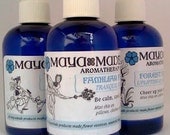 Aromatherapy and Flower Essences, essential oils of lavender & geranium for relaxation, calm, peace and love