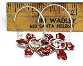 Deschutes Beer Recycled Jewelry Bottle Cap Earrings
