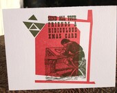 Letterpress Xmas Card -  Ridiculous Xmas Card