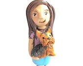 Customized Child clay folk art sculpture