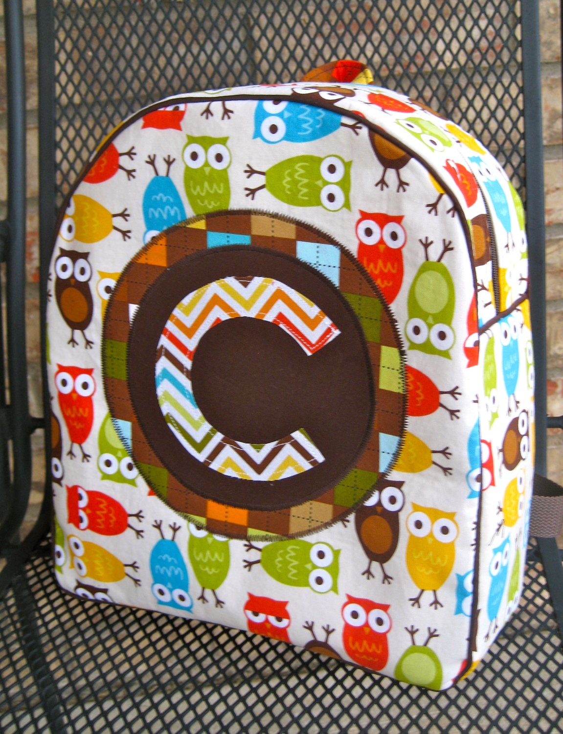 NEW ITEM- Personalized Owl Backpack