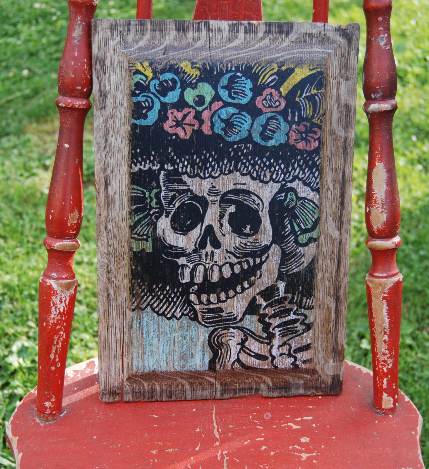 Day of the Dead - art door