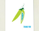 Personalized Vegetable Mixed Note Card Set