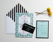 Art Deco Wedding Invitations