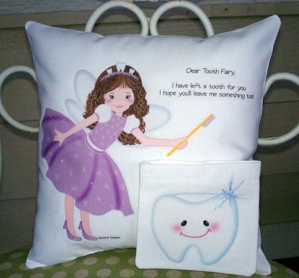 Little Girl's Tooth Fairy Pillow