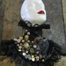 Steampunk black collar