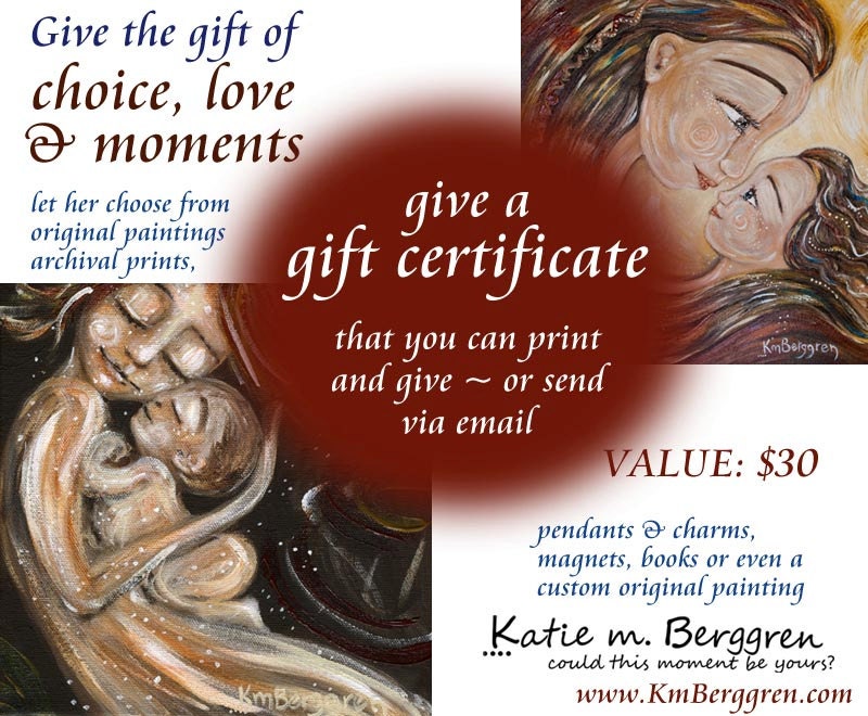 Gift Certificate - Give The Gift Of Moments - 30 Dollar Value - give the gift of choice
