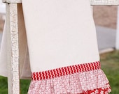 Mama Said Sew - Red Ruffle Towel Kit