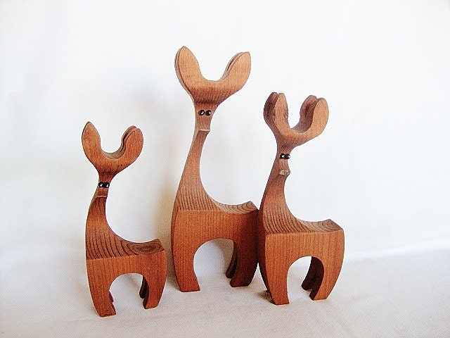 Wood Reindeer