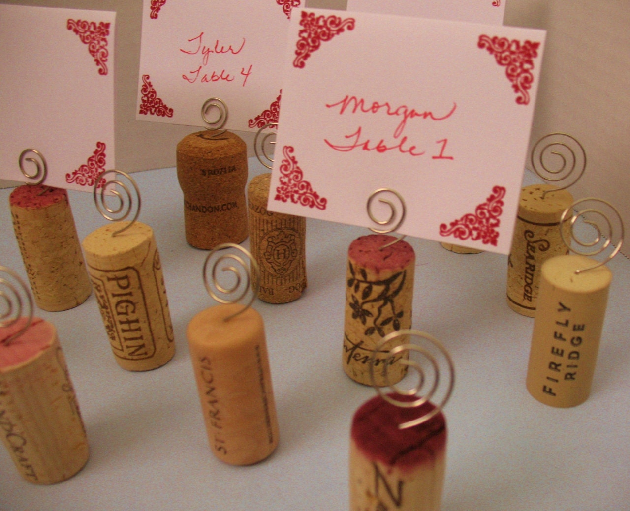 150 Wine Cork Place Card Holders