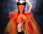 Fire Phoenix Trashy Formal Bustle TuTu Adult All Sizes MTCoffinz