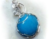 Blue Candy Jade Pendant