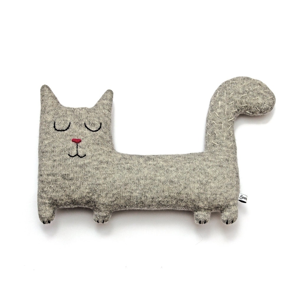 Jerry the Cat Lambswool Plush - Made to order - saracarr