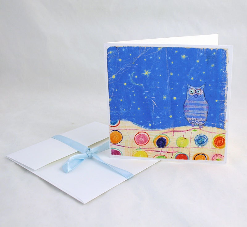 Good Night  - note card