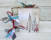 Christmas Scrapbook Photo Album Mini Chipboard Memory Book 6x6 READY to SHIP Il_170x135