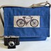 BLUE CANVAS French Messenger bag /Shoulder Bag/Laptop Bag / Diaper Bag / Travel Bag -17 " Laptop bag with bike flap