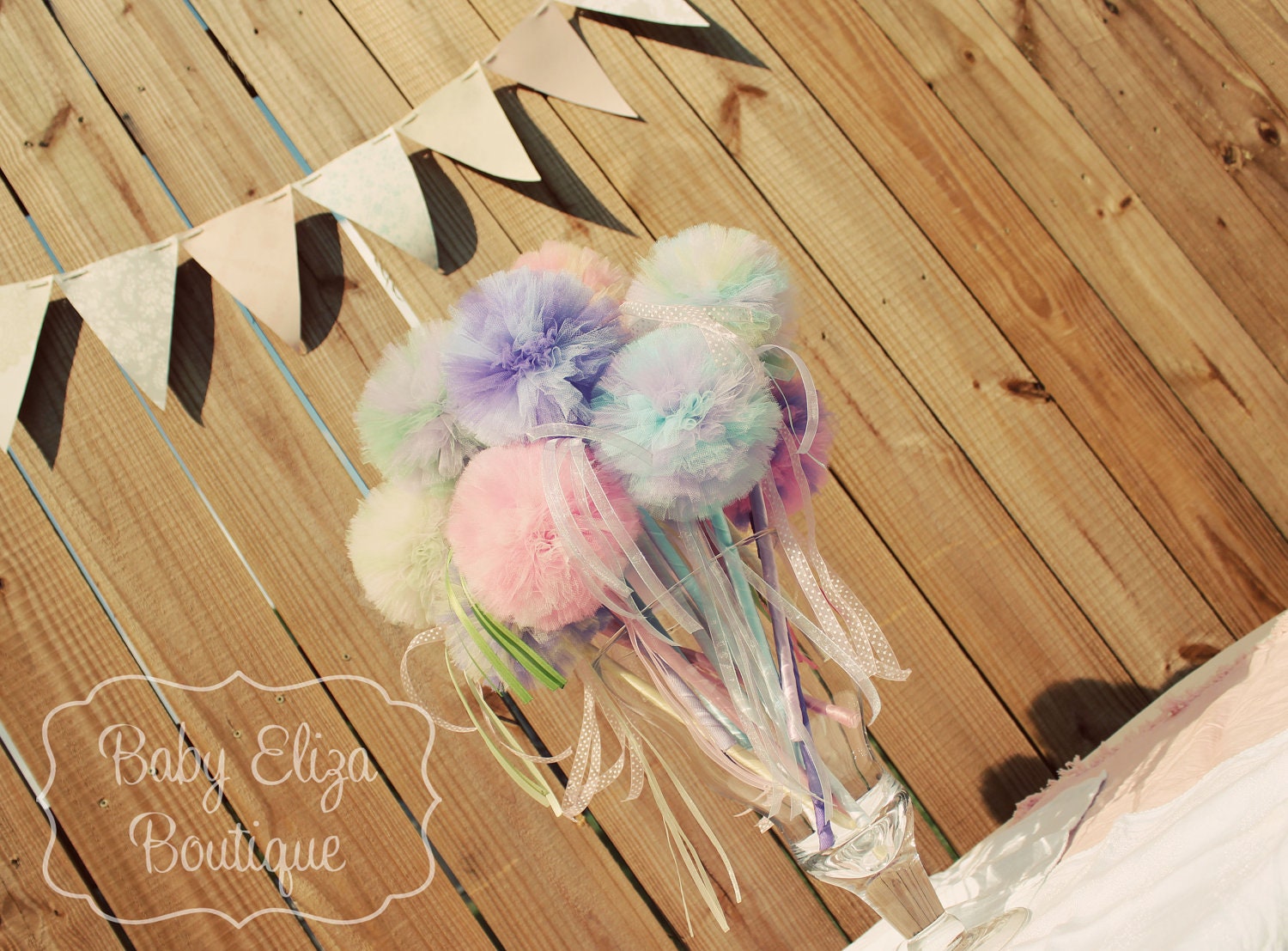 Tutu wands - Party pack of 10 perfect for favors dress up halloween weddings birthdays