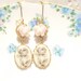 Everythings Turning Up Roses - Vintage Rose and Flower Earrings - Whimsical - Bridal