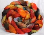 Hand Dyed Super fine Merino Top 5.4 oz
