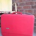 Vintage Red Suitcase Luggage Forecast