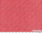 Japanese, Lecien, Small Gingham in Red and White, 4521-R, 1/2 Yard