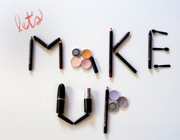 Let's Make Up Photograph Featuring Mac Cosmetics titled "Let's Make Up"  -- matted 11x14 on Fine Art Paper