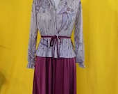 vintage 70s pemplum dress