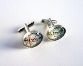 Silver Cufflinks Personalized Jewelry  for Women