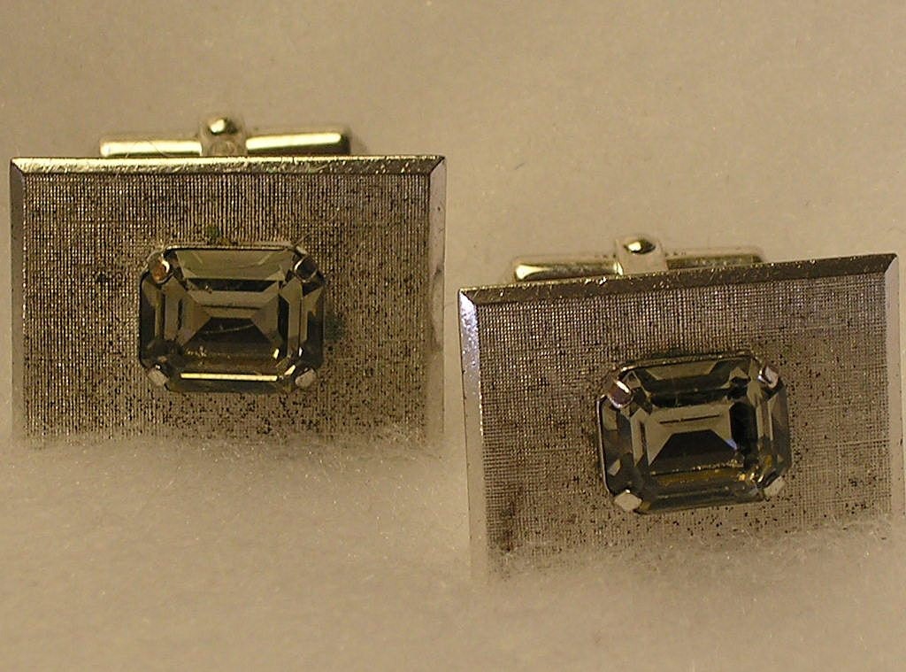 Elegant Vintage Cufflinksby Destino Marked Sterling