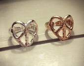 Peace & Love Ring