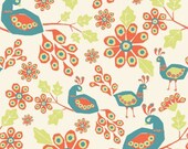 Organic Cotton Fabric-monaluna -Raaga- ROOST - low shipping