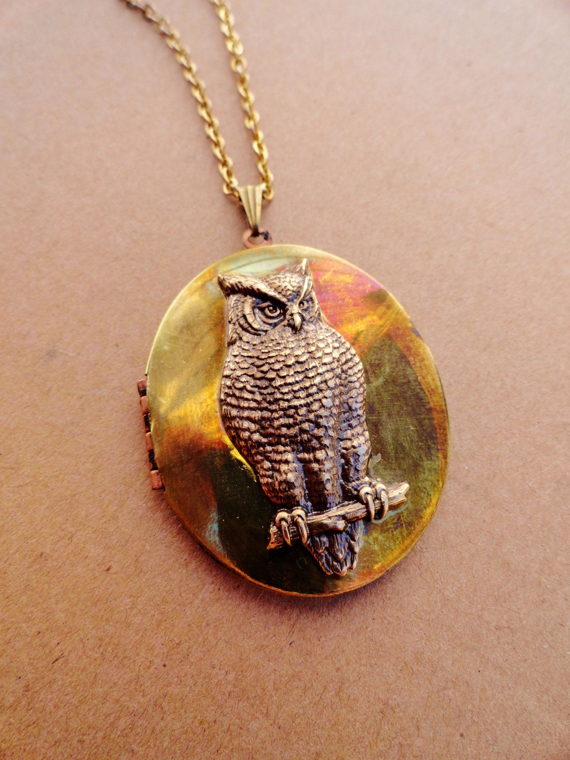30% OFF COUPON SALE - Wise Owl Locket