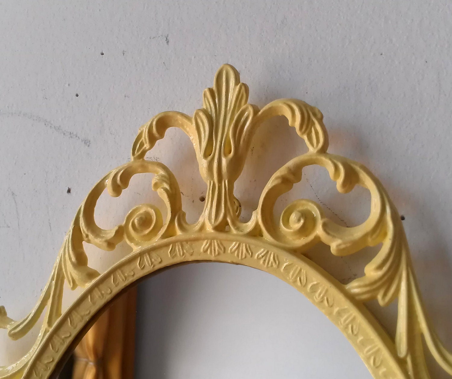 ornate hand mirror
