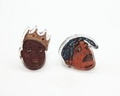 East vs. West Stud Earrings