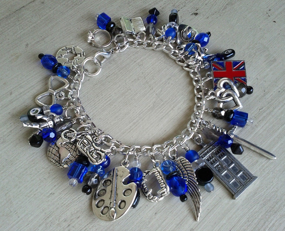 11th Doctor's Companion Bracelet - now with new charms