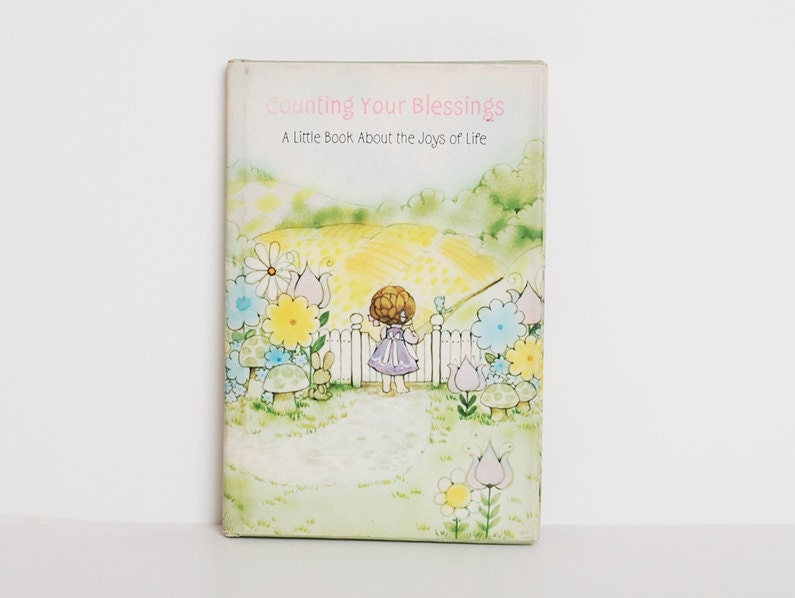 Vintage 70s Hallmark Book Counting Your Blessings