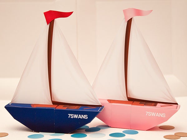 SAILBOAT Favor Box - DIY Printable PDF Il_570xn