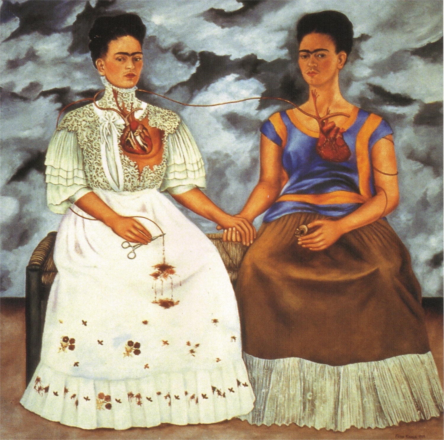 Queen Size Quilt featuring Two Fridas for Ashley Down Payment do not order if you are not her